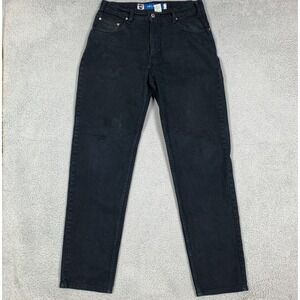 Vintage 90s Silvertab Relaxed Jeans Mens 33x34‎ Black Baggy Y2K Wide Skater USA